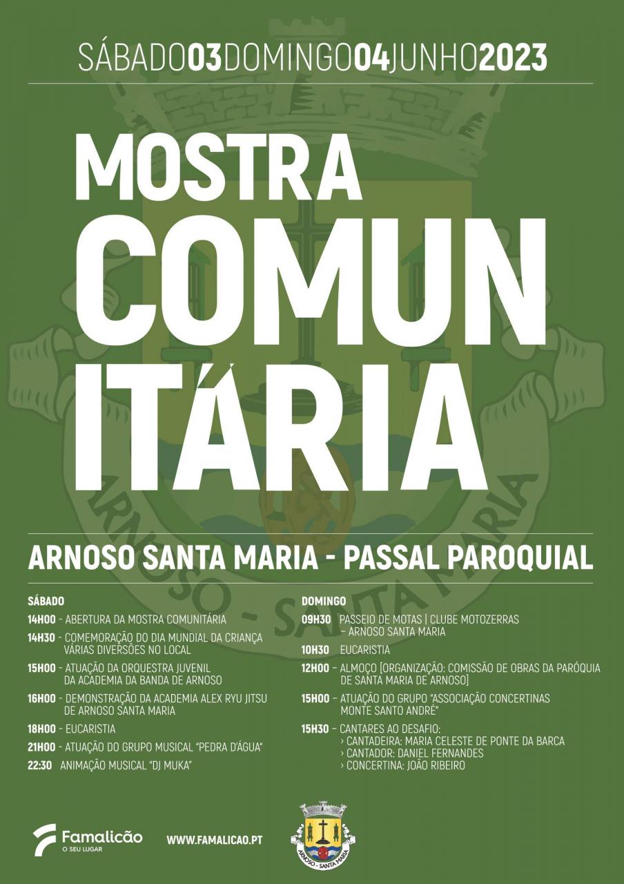 MOSTRA COMUNITÁRIA - Arnoso Santa Maria